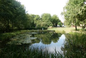 Drackenstedter Anger mit Dorfteich und Kinderspielplatz